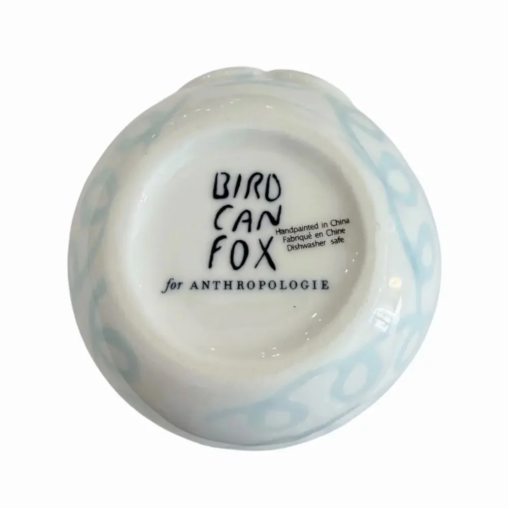 ANTHROPOLOGIE Bird Can Fox Pixie Santa Measuring CUPS SANTA CLAUSE RARE!!!!